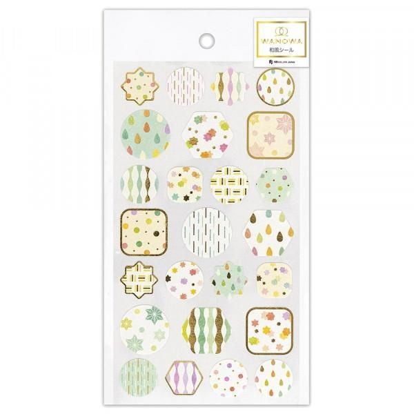 NB Japanese-style Sticker Large WANOWA - Sugar Flower (1354127) (Pack of 10) | papermindstationery.com