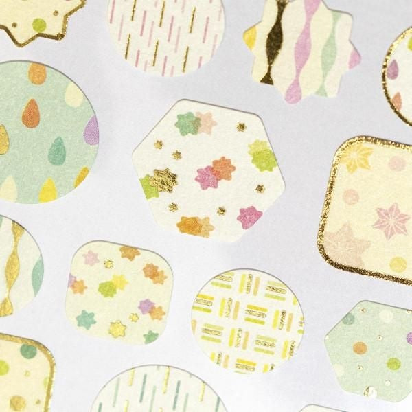 NB Japanese-style Sticker Large WANOWA - Sugar Flower (1354127) (Pack of 10) | papermindstationery.com