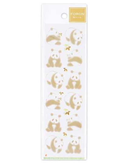 NB Japanese-style Sticker Peaceful Panda (1454104) (Pack of 10) | papermindstationery.com