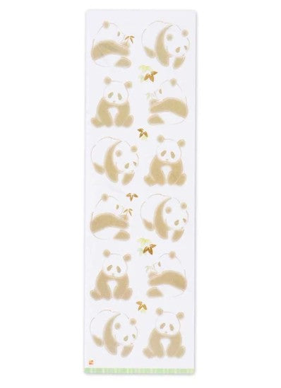 NB Japanese-style Sticker Peaceful Panda (1454104) (Pack of 10) | papermindstationery.com