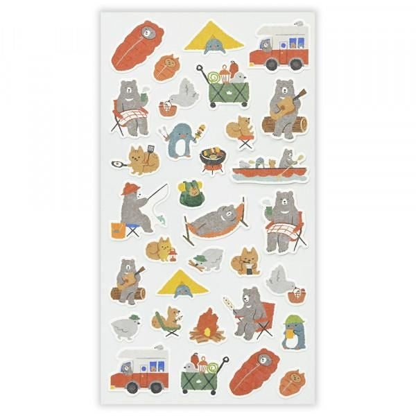 NB Sticker Large Yamanoha Neighborhood - Camping (1794101) (Pack of 10) | papermindstationery.com