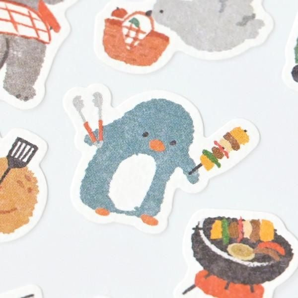 NB Sticker Large Yamanoha Neighborhood - Camping (1794101) (Pack of 10) | papermindstationery.com