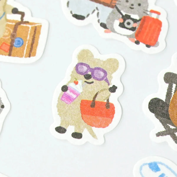 NB Co. Sticker Sheet Set of 4 - Yamano Town Animals | papermindstationery.com