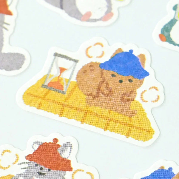 NB Sticker Large Yamanoha Neighborhood - Sauna (1794106) (Pack of 10) | papermindstationery.com