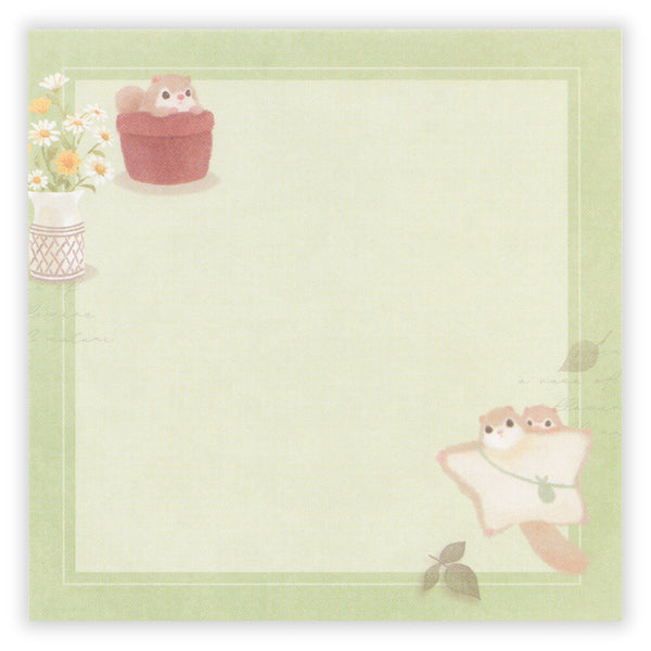NB Co. Memo Pad - Flying Squirrel x Flower 2312203