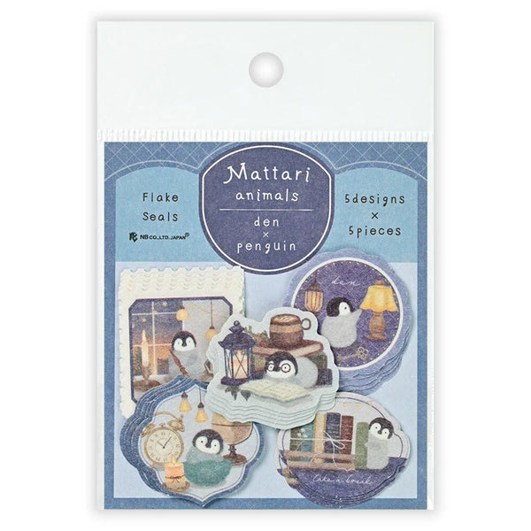 NB Flake Sticker Mattari Day - Penguin (2314104) (Pack of 5) | papermindstationery.com