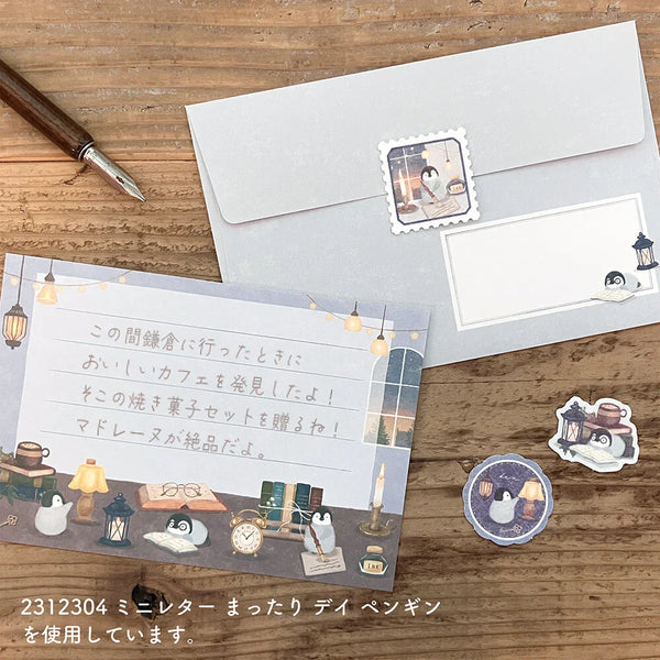 NB Flake Sticker Mattari Day - Penguin (2314104) (Pack of 5) | papermindstationery.com