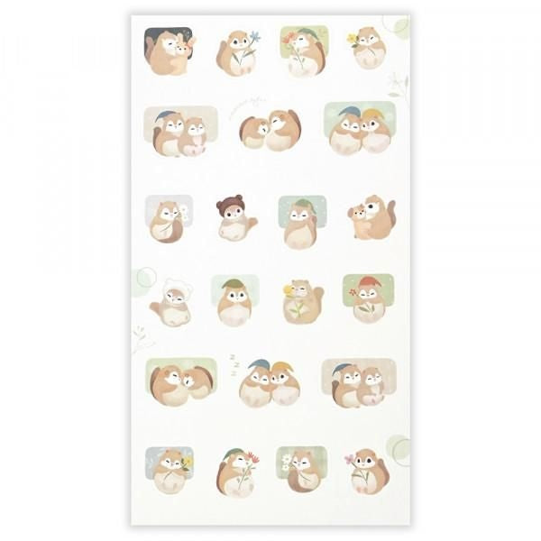 NB Sticker Large Mattari Night - Flying Squirrel (2314107) (Pack of 10) | papermindstationery.com