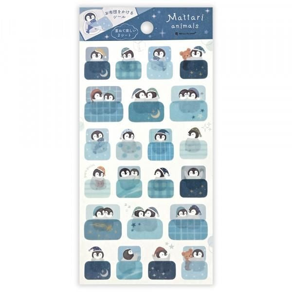 NB Sticker Large Mattari Night - Penguin (2314108) (Pack of 10) | papermindstationery.com