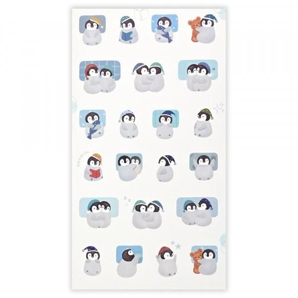 NB Sticker Large Mattari Night - Penguin (2314108) (Pack of 10) | papermindstationery.com