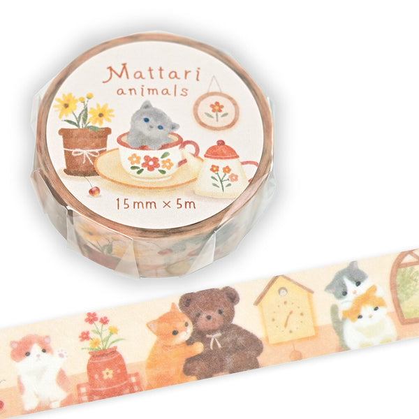 NB Co. 15mm Washi Tape - Cat x Holiday Home 2315202