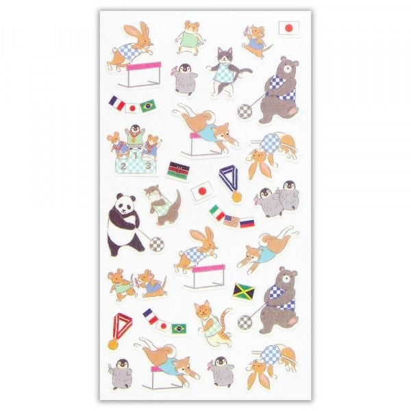 NB Sports Sticker Large Track & Field (2354101) (Pack of 10) | papermindstationery.com