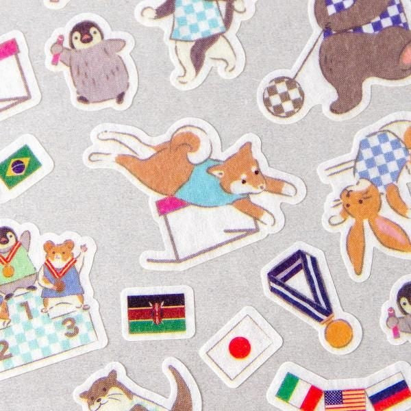 NB Sports Sticker Large Track & Field (2354101) (Pack of 10) | papermindstationery.com