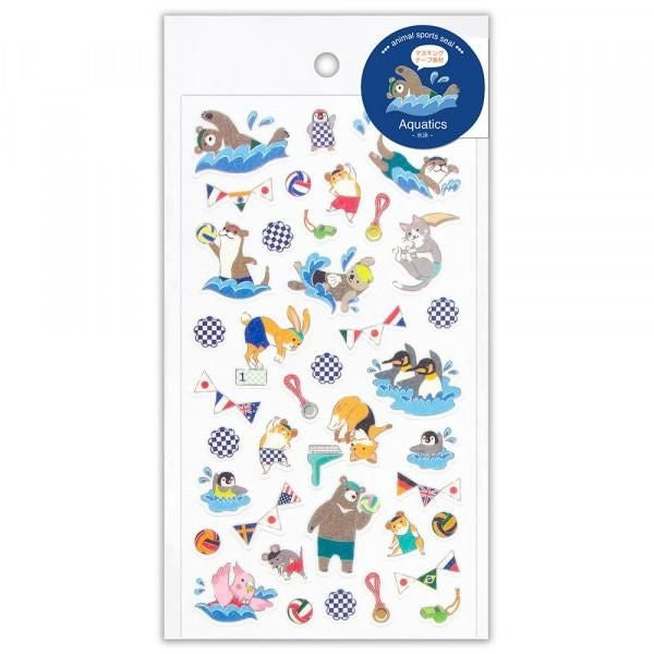 NB Sports Sticker Large Swimming (2354105) (Pack of 10) | papermindstationery.com