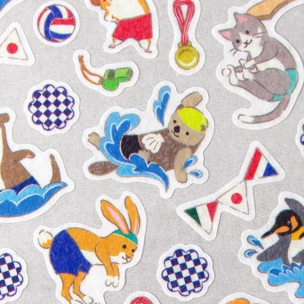 NB Sports Sticker Large Swimming (2354105) (Pack of 10) | papermindstationery.com