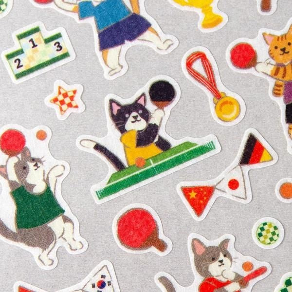 NB Sports Sticker Large Table Tennis (2354106) (Pack of 10) | papermindstationery.com