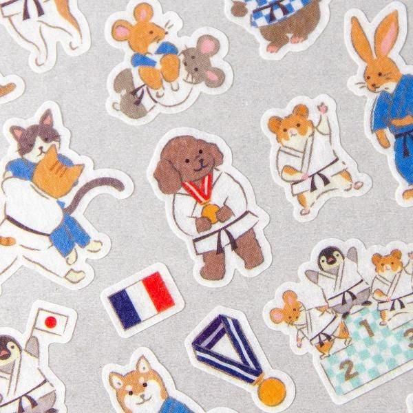 NB Sports Sticker Large Judo (2354107) (Pack of 10) | papermindstationery.com