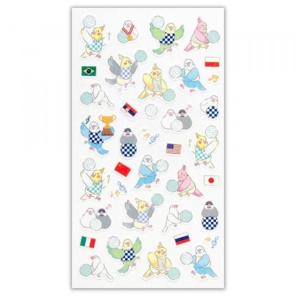 NB Sports Sticker Large Volleyball (2354109) (Pack of 10) | papermindstationery.com