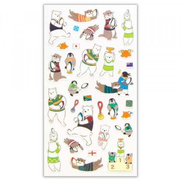 NB Sports Sticker Large Rugby (2354113) (Pack of 10) | papermindstationery.com