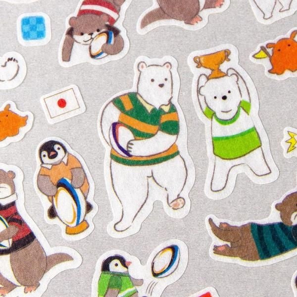 NB Sports Sticker Large Rugby (2354113) (Pack of 10) | papermindstationery.com