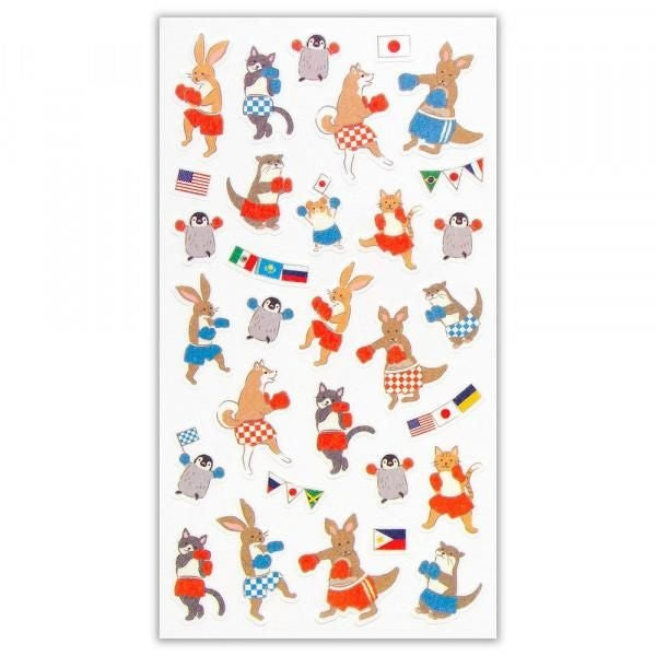 NB Sports Sticker Large Boxing (2354115) (Pack of 10) | papermindstationery.com