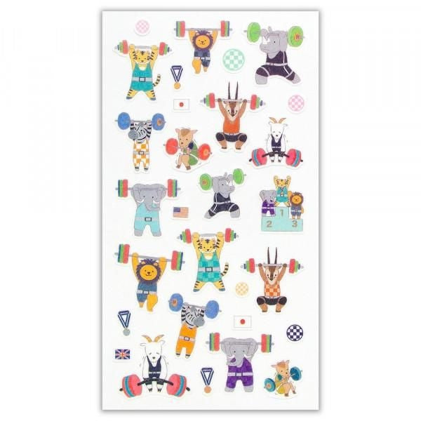 NB Sports Sticker Large Weightlifting (2354116) (Pack of 10) | papermindstationery.com