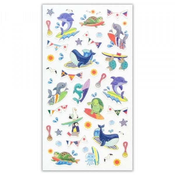 NB Sports Sticker Large Surfing (2354120) (Pack of 10) | papermindstationery.com