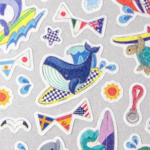 NB Sports Sticker Large Surfing (2354120) (Pack of 10) | papermindstationery.com