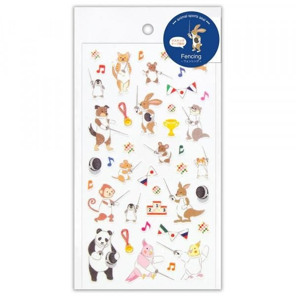 NB Sports Sticker Large Fencing (2354121) (Pack of 10) | papermindstationery.com