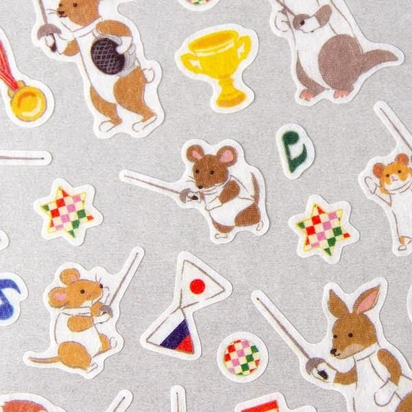 NB Sports Sticker Large Fencing (2354121) (Pack of 10) | papermindstationery.com