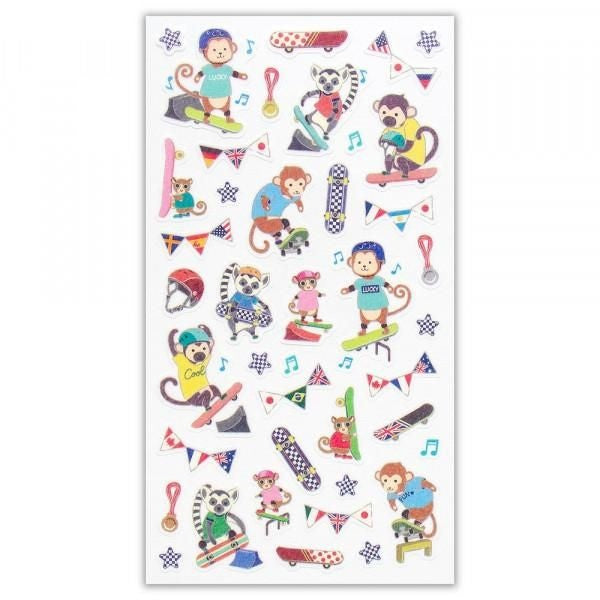NB Sports Sticker Large Skateboard (2354122) (Pack of 10) | papermindstationery.com