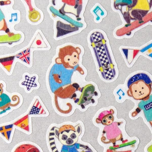NB Sports Sticker Large Skateboard (2354122) (Pack of 10) | papermindstationery.com