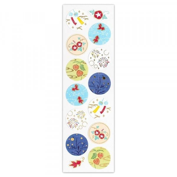 NB Japanese-style Sticker Summer Colors (2494125) (Pack of 5) | papermindstationery.com