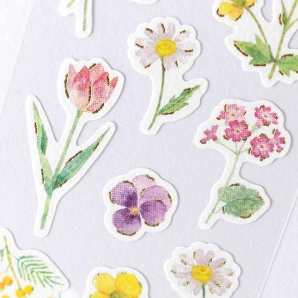 NB Japanese-style Sticker Spring Garden (2494145) (Pack of 5) | papermindstationery.com