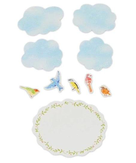 NB Colored Paper Flake Sticker Sky (2564106) (Pack of 5) | papermindstationery.com