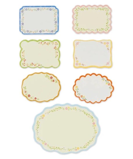 NB Colored Paper Flake Sticker Decorative Flower (2564111) (Pack of 5) | papermindstationery.com
