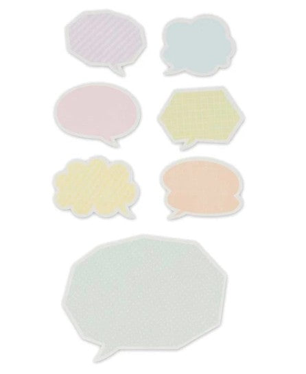 NB Colored Paper Flake Sticker Pastel (2564113) (Pack of 5) | papermindstationery.com