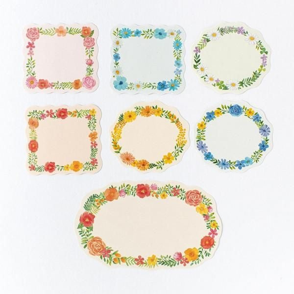 NB Colored Paper Flake Sticker Wreath (2564116) (Pack of 5) | papermindstationery.com