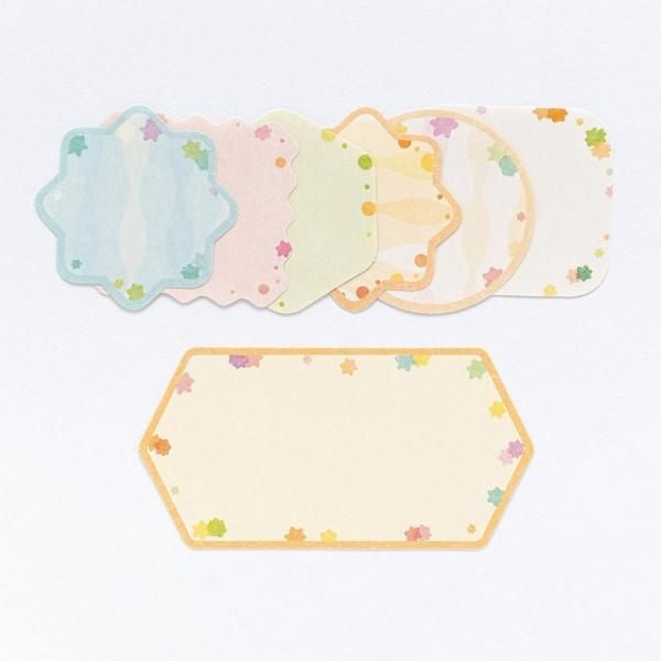 NB Colored Paper Flake Sticker Konpeito (2564117) (Pack of 5) | papermindstationery.com