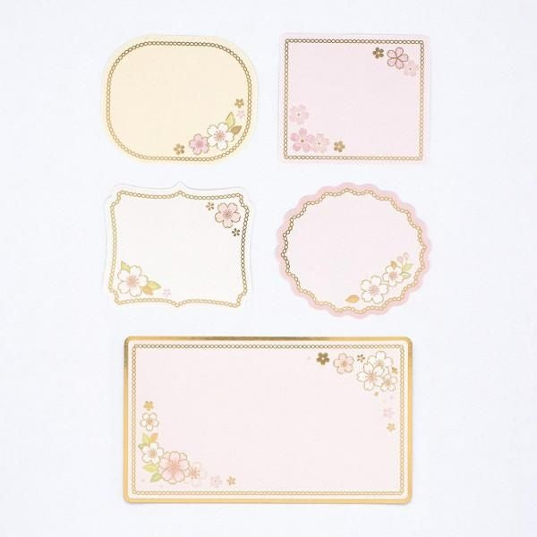 NB Colored Paper Flake Sticker Pale Flower Cherry (2564120) (Pack of 5) | papermindstationery.com