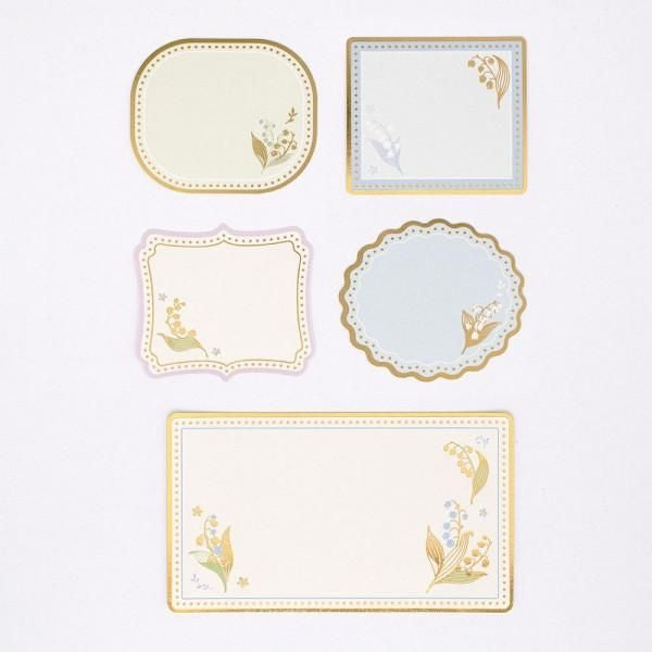 NB Colored Paper Flake Sticker Muguet (2564121) (Pack of 5) | papermindstationery.com