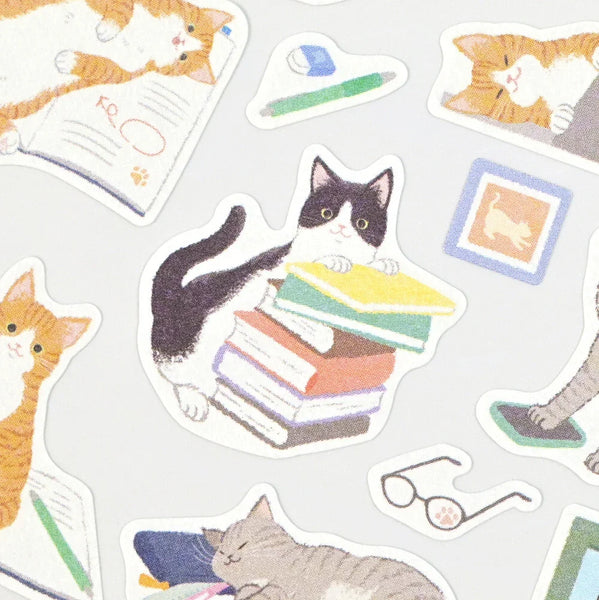 NB Sticker Large Nyantomo - Visiting (2624102) (Pack of 10) | papermindstationery.com