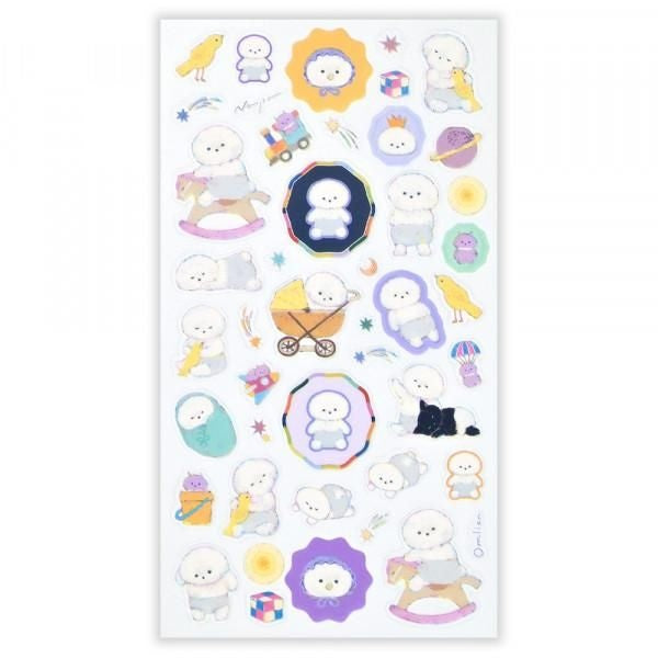 NB Sticker Large Omlien - Napa (2814103) (Pack of 10) | papermindstationery.com