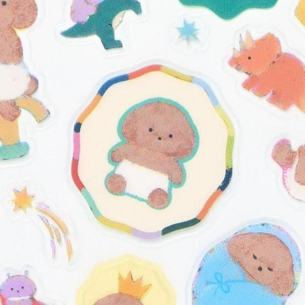 NB Sticker Large Omlien - Fuku (2814104) (Pack of 10) | papermindstationery.com