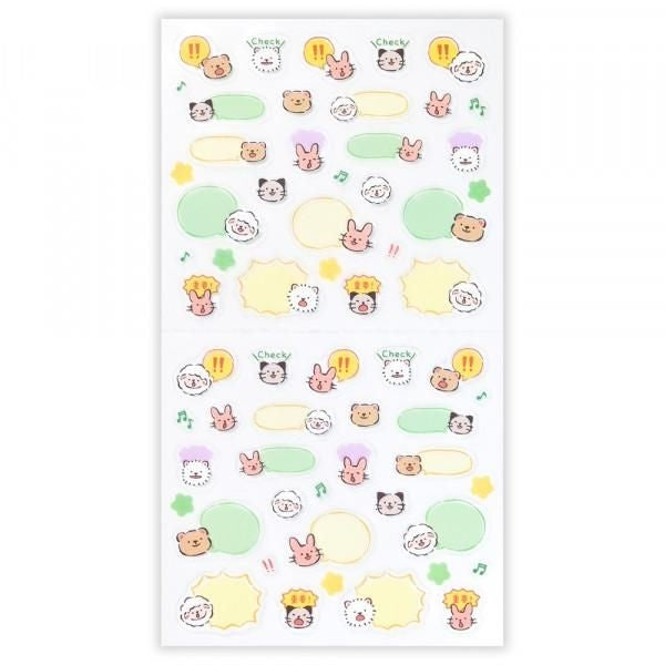 NB Planner Sticker Large Chatty Animals - Animals (2954101) (Pack of 10) | papermindstationery.com
