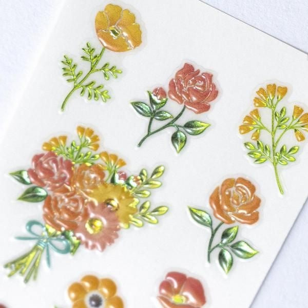 NB Biju Sticker Flowers (3014135) (Pack of 10) | papermindstationery.com