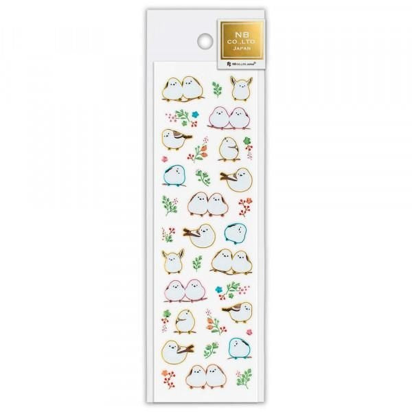 NB Biju Sticker Long-tailed Tit A (3014174) (Pack of 10) | papermindstationery.com