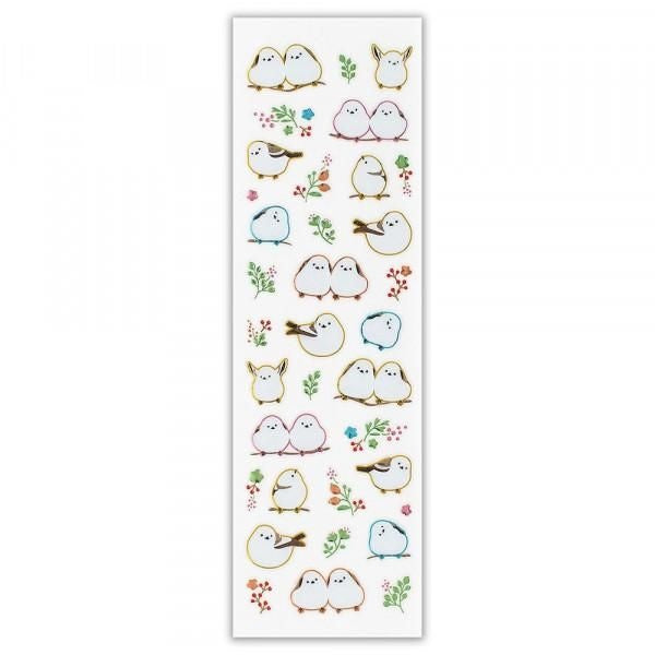 NB Biju Sticker Long-tailed Tit A (3014174) (Pack of 10) | papermindstationery.com