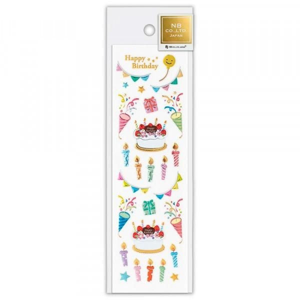 NB Biju Sticker Birthday F (3014175) (Pack of 10) | papermindstationery.com