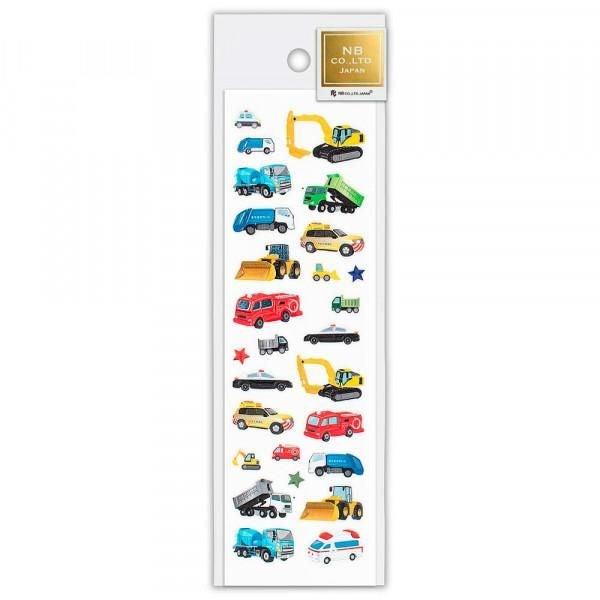 NB Biju Sticker Working Vehicles A (3014176) (Pack of 10) | papermindstationery.com